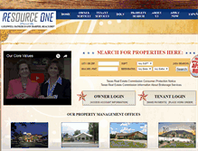 Tablet Screenshot of myresourceone.com